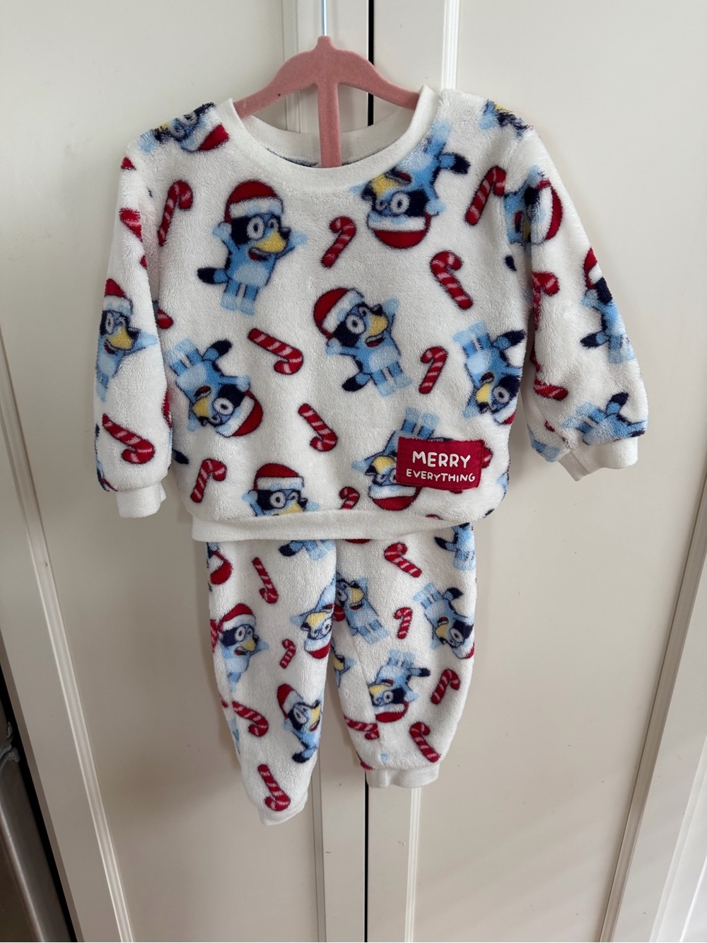 Bluey 18m Merry Everything Kids Pajama Set